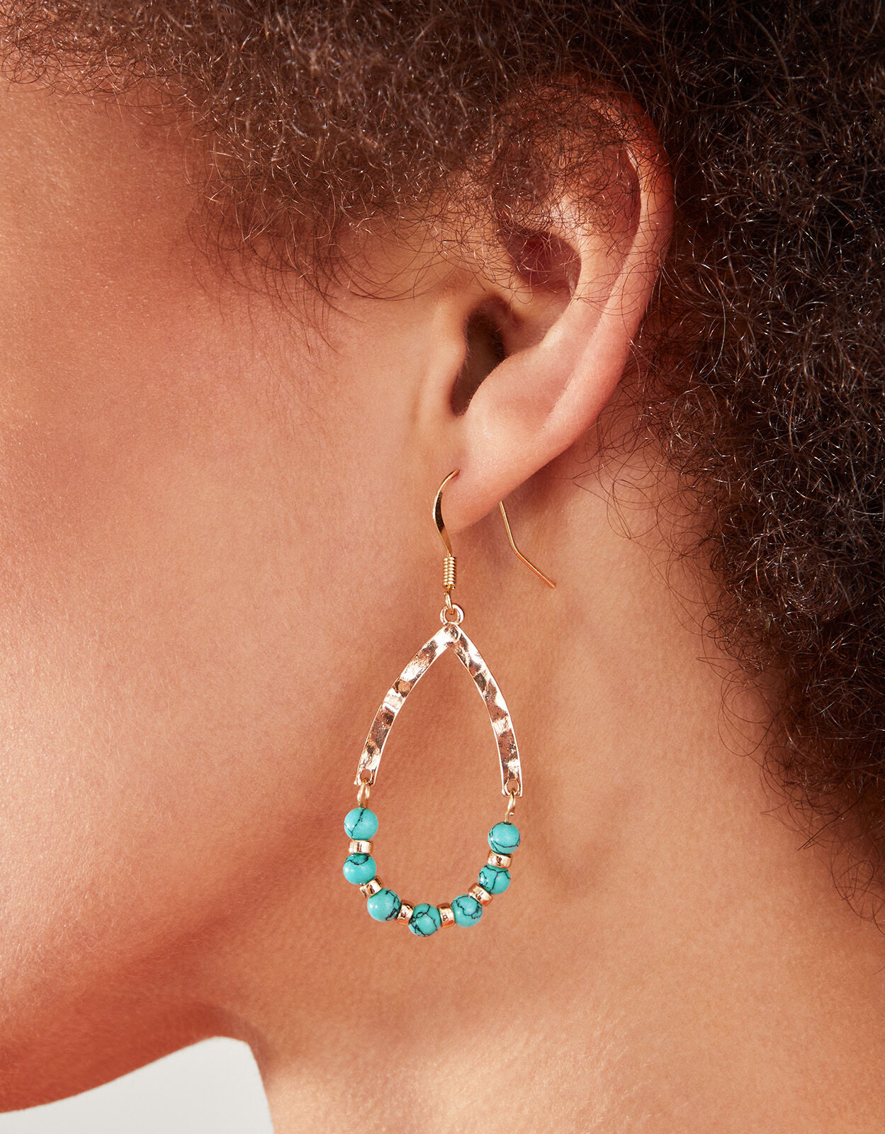 Beaded Teardrop Earrings