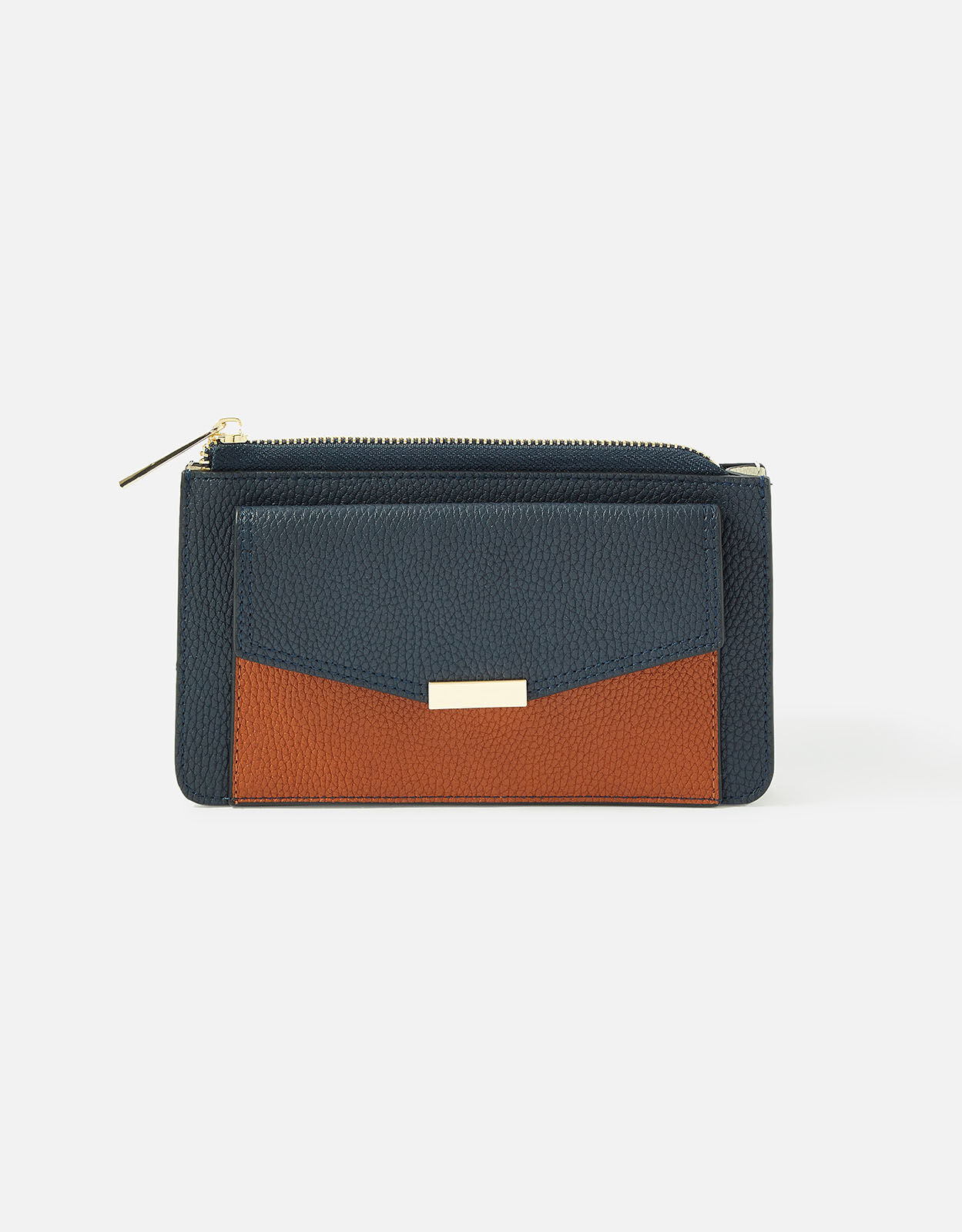Large Colour Block Purse
