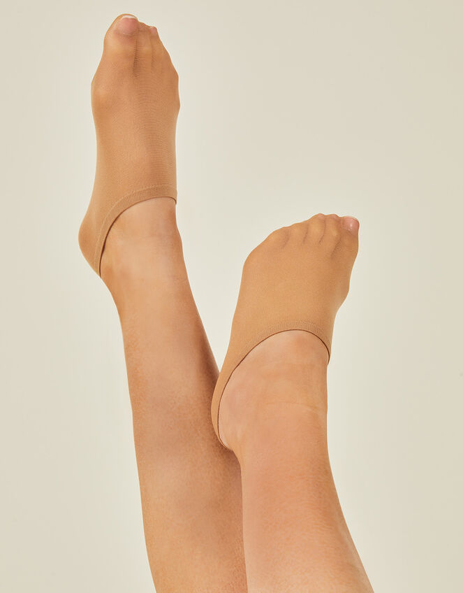 2-Pack Footsie Socks, Nude (NUDE), large