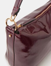 Slouchy Patent Handbag, , large