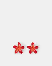 Tropical Flower Stud Earrings, , large