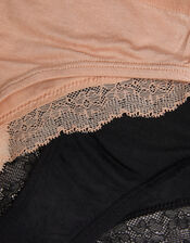 2-Pack Lace-Back Brazilian Briefs, Multi (ASSORTED), large