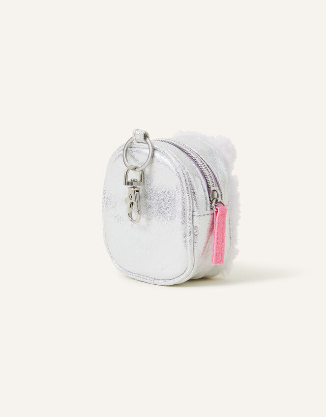 Fluffy Bear Keychain Purse, , large