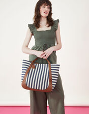 Stripe Shoulder Bag, , large