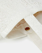 Bridal Beaded Fringe Bag, , large