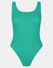 Crinkle Swimsuit, Green (GREEN), large