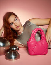 Mini Puff Handheld Bag, Pink (FUCHSIA), large