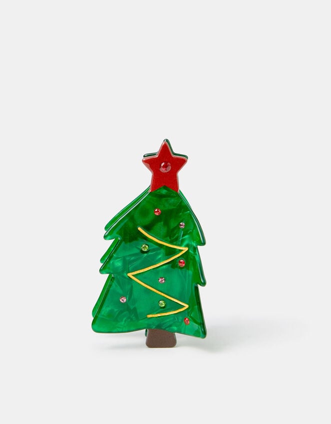 Christmas Tree Claw Clip, , large