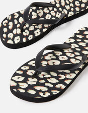 Leopard Print Flip Flops, Leopard (LEOPARD), large
