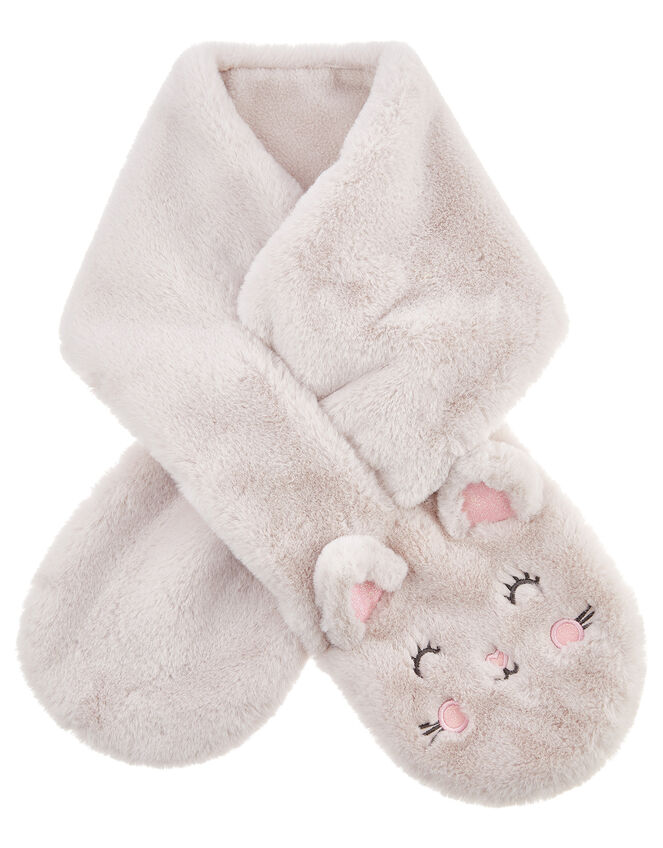 Fluffy Cat Scarf, , large