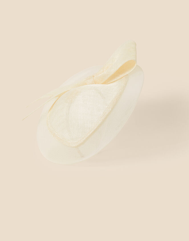 Bow Sin Disc Fascinator, Ivory (IVORY), large