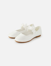 Butterfly Ballerina Flats, Natural (IVORY), large