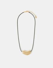 Molten Pebble Cord Necklace, , large