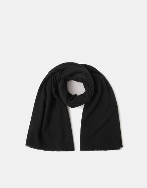 Grace Super-Soft Blanket Scarf, Black (BLACK), large