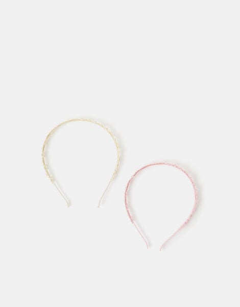 2-Pack Girls Flower Headbands, , large