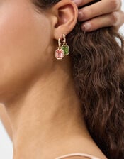 3-Pack Gem Drop Hoop Earrings, , large