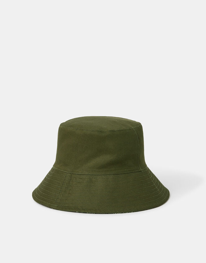 Reversible Bandana Print Bucket Hat, , large