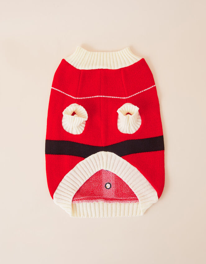 Santa Pet Christmas Jumper, Red (RED), large
