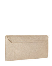 Glitter Clutch Bag, Gold (GOLD), large