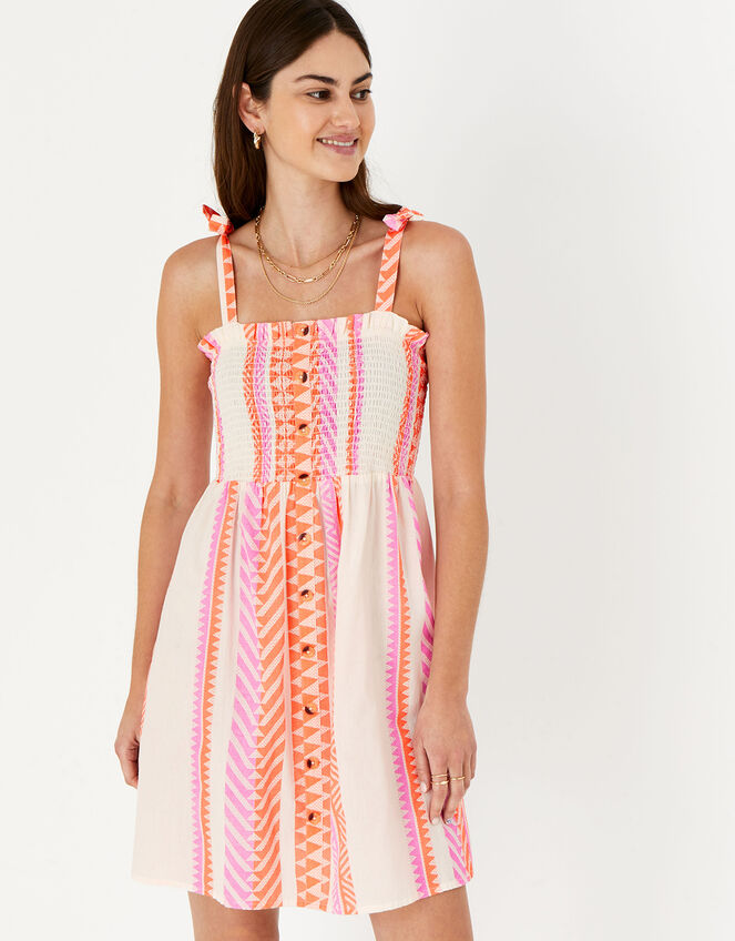 Jacquard Bandeau Dress, Multi (BRIGHTS-MULTI), large