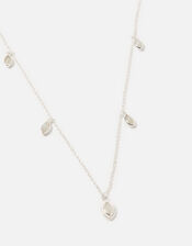 Sterling Silver Moonstone Droplet Pendant Necklace, , large