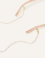 Pearl Detail Fine Sunglasses Chain, , large
