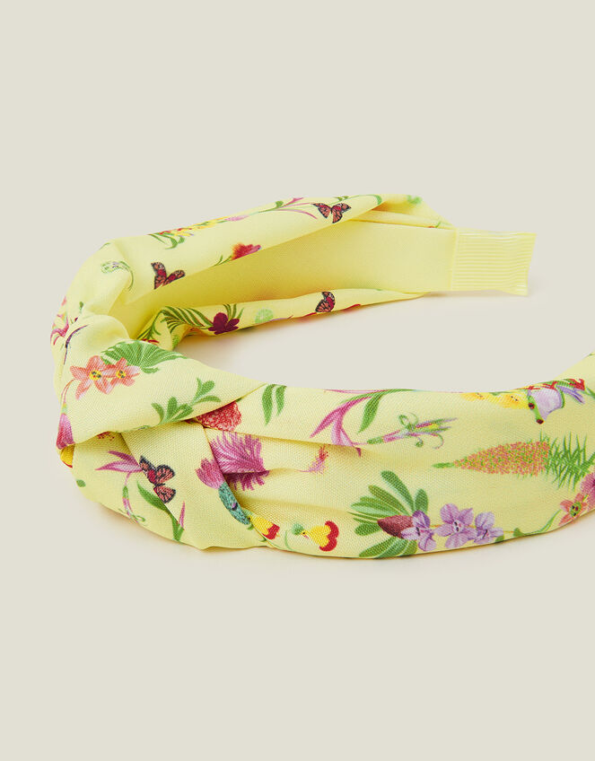 Girls Floral Print Headband, , large