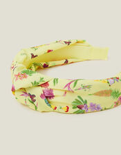 Girls Floral Print Headband, , large