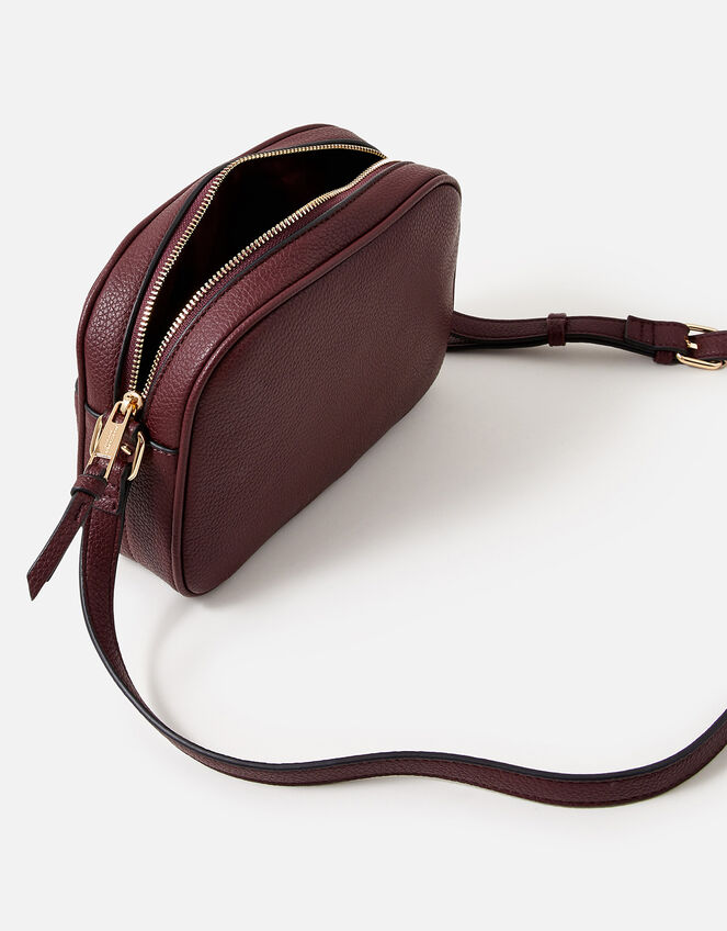 Abby Cross-Body Bag , Red (BURGUNDY), large