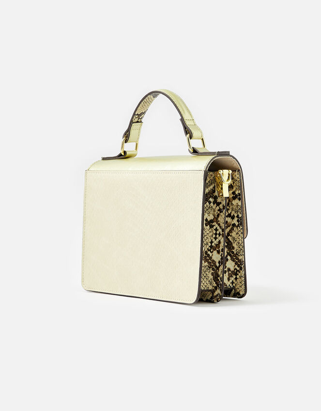 Bee Studded Handheld Bag, , large