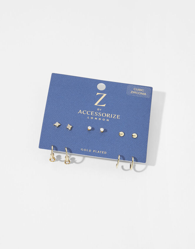 Gold-Plated Earring Multipack, , large