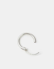 Single Sterling Silver Mini Hoop Earring, , large