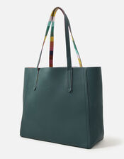 Reversible Rainbow Tote Bag with Pouch, , large