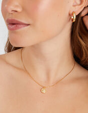 14ct Gold-Plated Star Pearl Pendant Necklace, , large