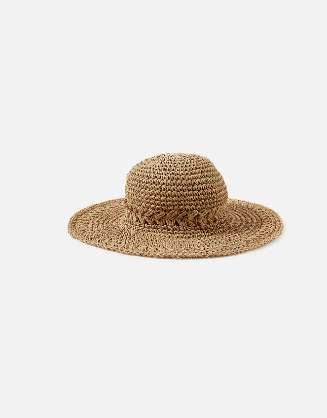 Lilian Crochet Floppy Hat, , large