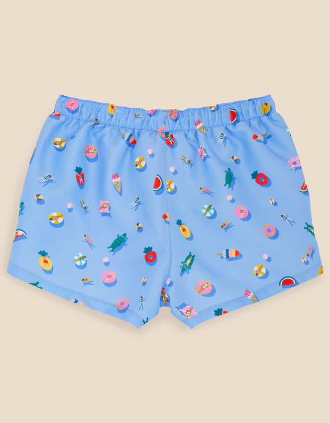 Girls Funshine Swimming Shorts, Blue (BLUE), large