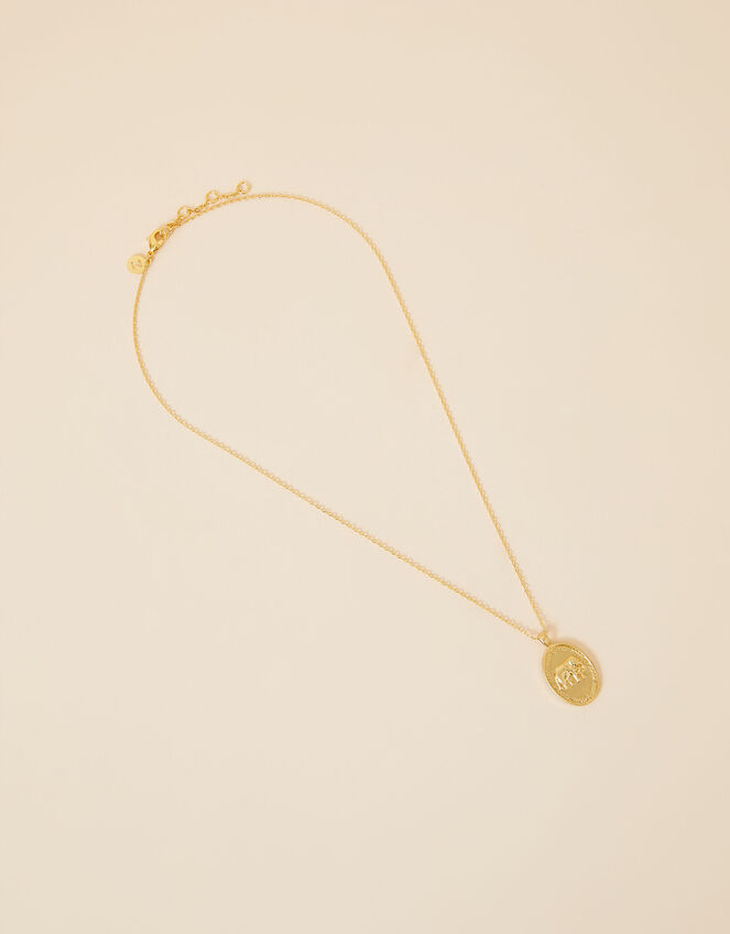 Gold-Plated Elephant Modern Heirloom Necklace, , large