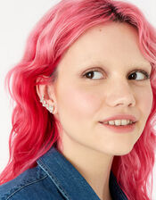 Berry Blush Crystal Crawler Earrings, , large