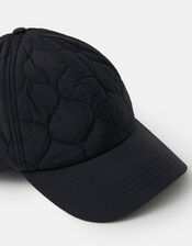 Water-Resistant Quilted Rain Cap, , large