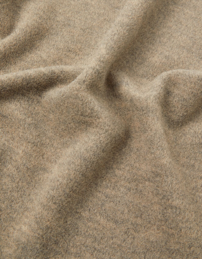 Large Knitted Triangle Scarf, , large