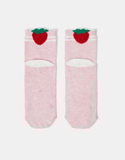Strawberry Varsity Stripe Socks, , large