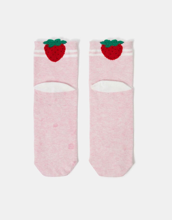 Strawberry Varsity Stripe Socks, , large