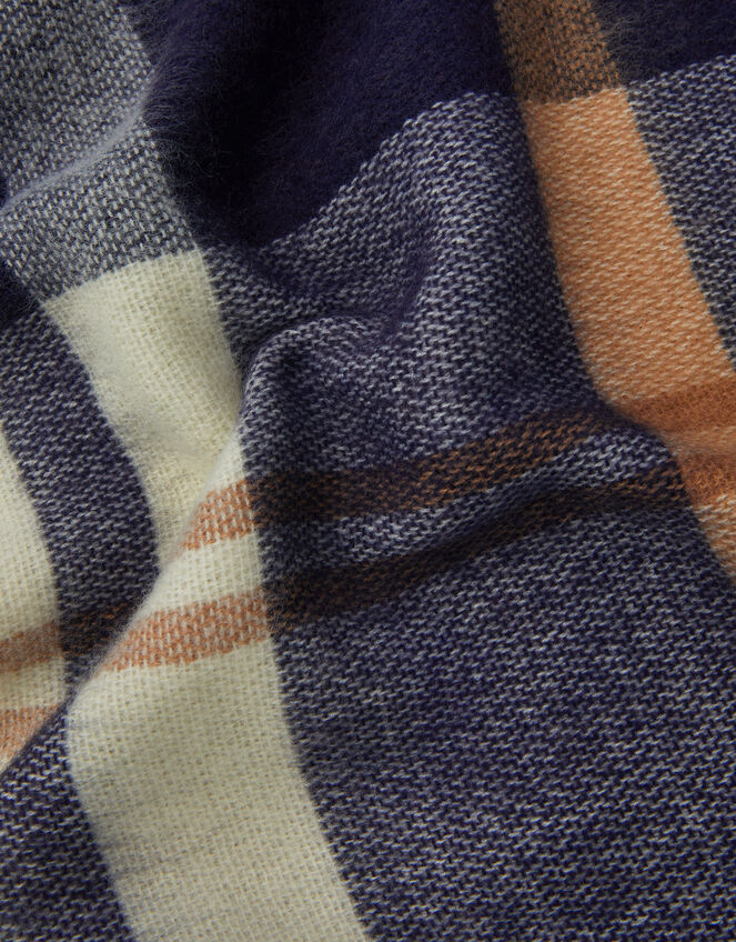 Check Blanket Scarf, , large