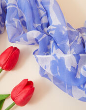 Floral Print Scarf, , large