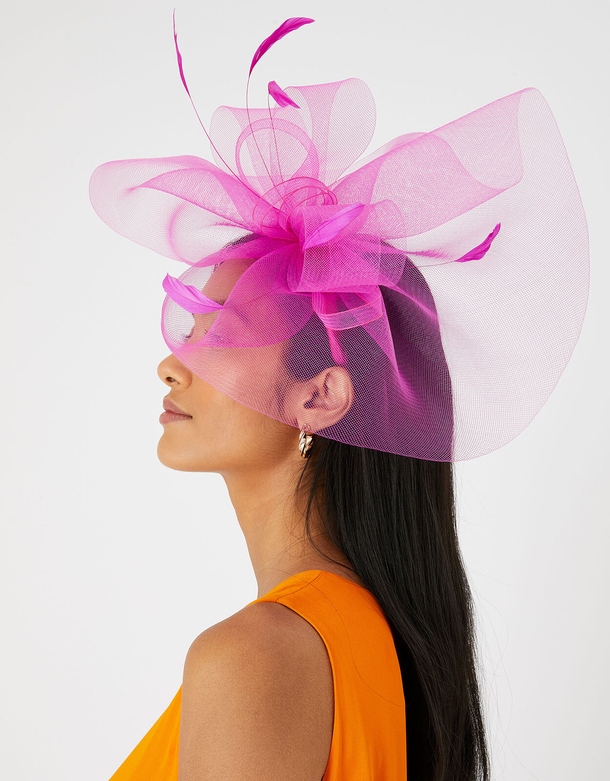 Pink sales fascinator accessorize
