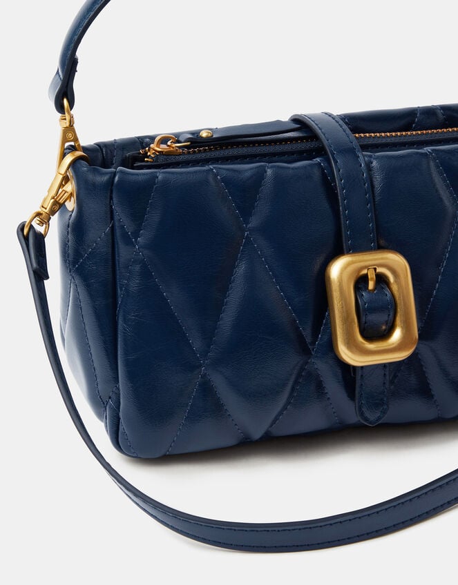 Chunky Quilted Crossbody Bag, , large