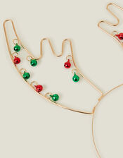 Girls Metal Jingle Bell Antlers, , large