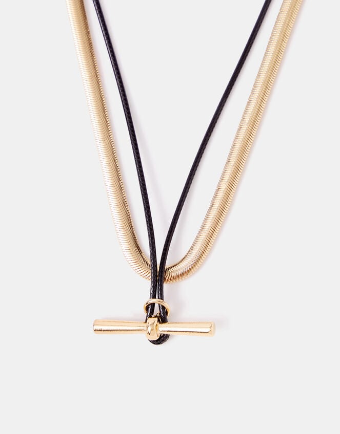2-Pack T-Bar Cord Necklaces, , large
