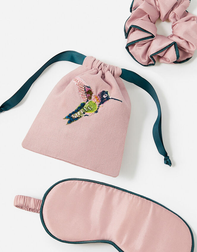 Hummingbird Eye Mask and Scrunchie Set WWF Collaboration, , large