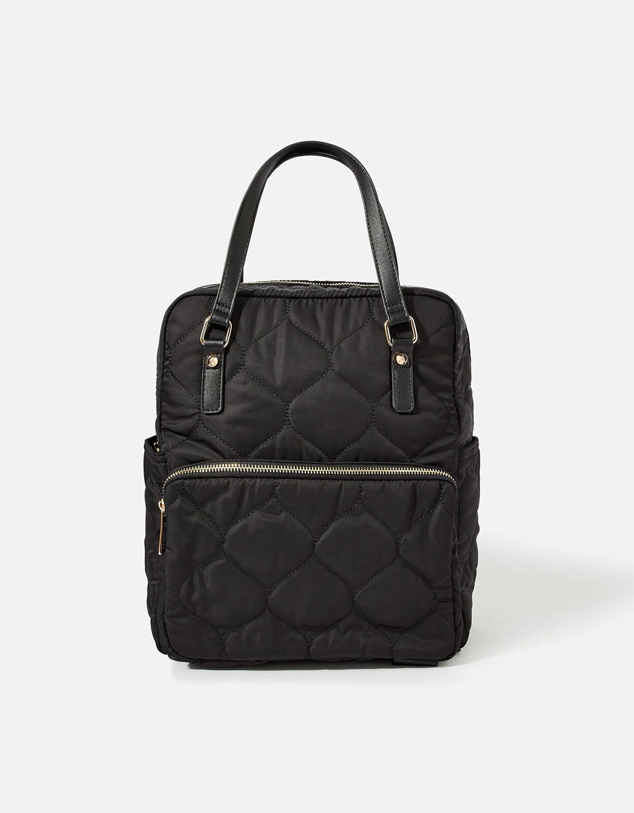 Quilted Backpack with Recycled Polyester Backpacks Accessorize UK